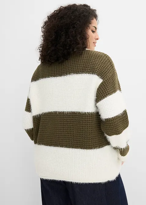 Grovstrikket jakke, bonprix