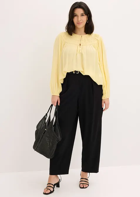 Tunika med blondeb&aring;nd, bonprix