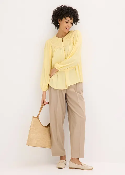 Tunika med blondeb&aring;nd, bonprix