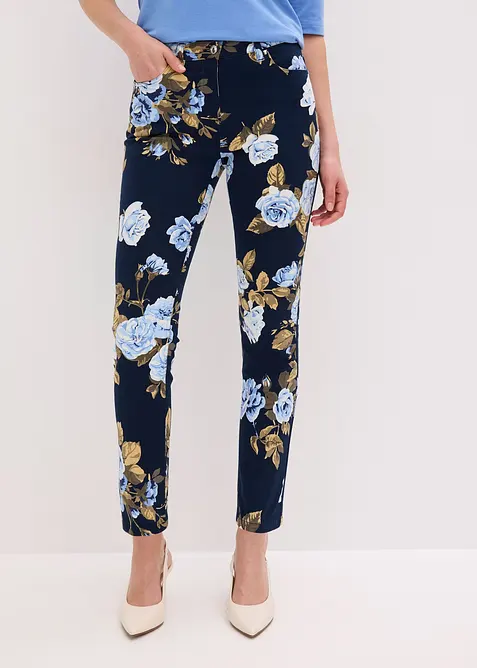 Stretchbukse i 7/8-lengde av bomull, bonprix