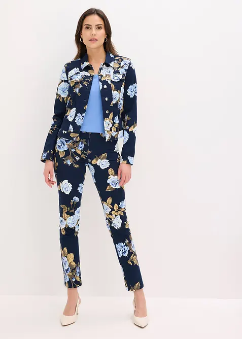 Stretchbukse i 7/8-lengde av bomull, bonprix