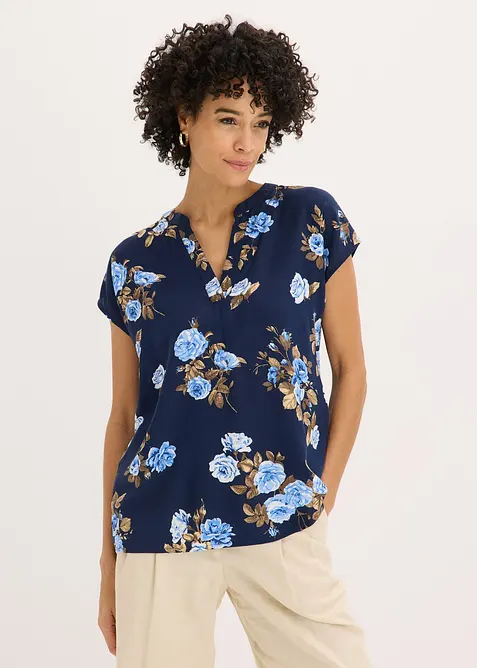 Tunika i b&aelig;rekraftig viskose, bonprix