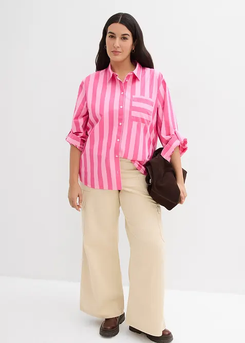 Skjorte i 100% &oslash;kologisk bomull, bonprix