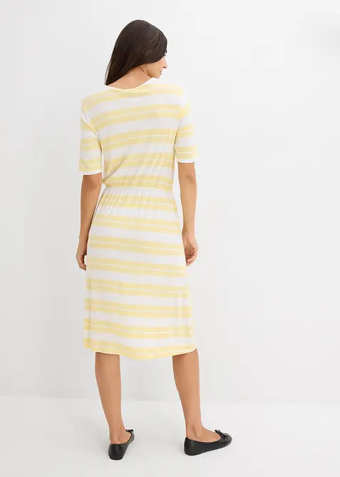 Trikotkjole i viskosemiks, bonprix