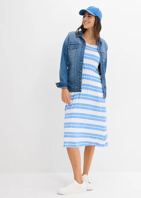 Trikotkjole i viskosemiks, bonprix