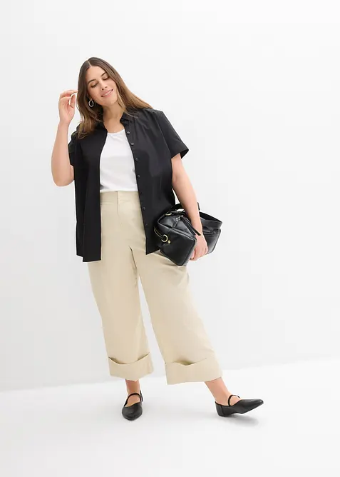 Chinos i 100% &oslash;kologisk bomull, bonprix