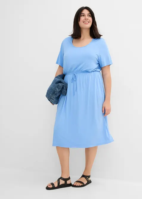 Jerseykjole i lett viskosemiks, bonprix