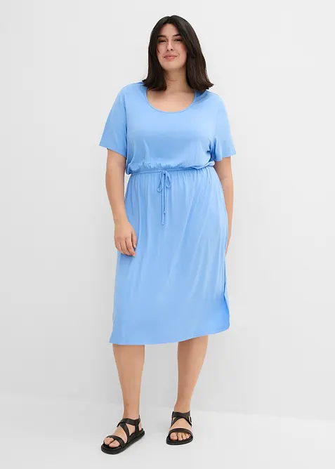 Jerseykjole i lett viskosemiks, bonprix