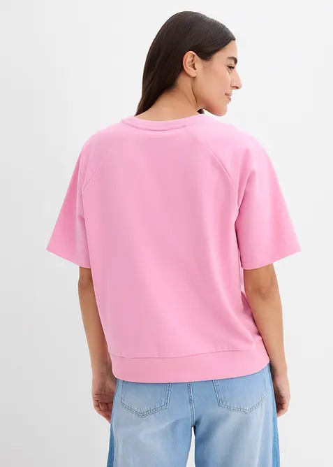 Sweatshirt i bomullsmiks, bonprix