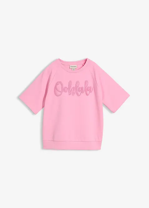 Sweatshirt i bomullsmiks, bonprix