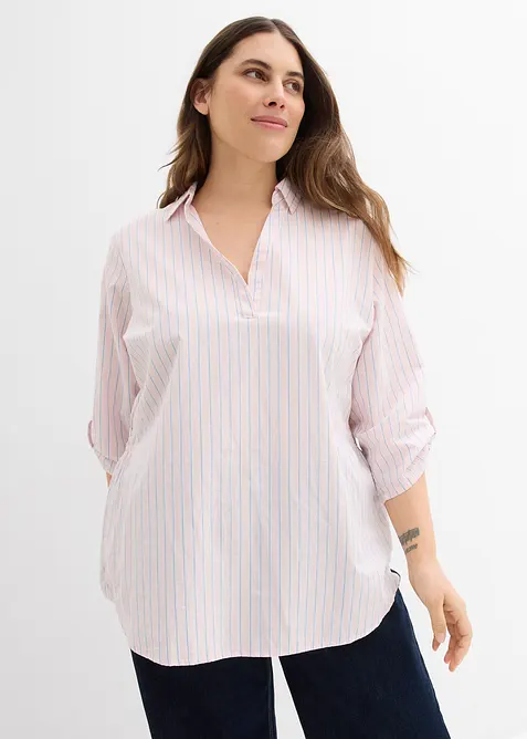 Bluse i 100% bomull, bonprix