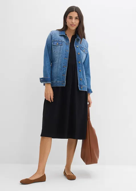 Trikotkjole i 100% bomull, bonprix