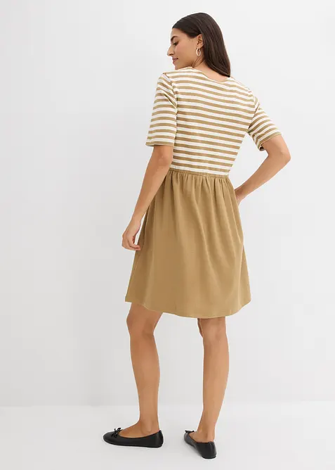 Trikotkjole i 100% bomull, bonprix
