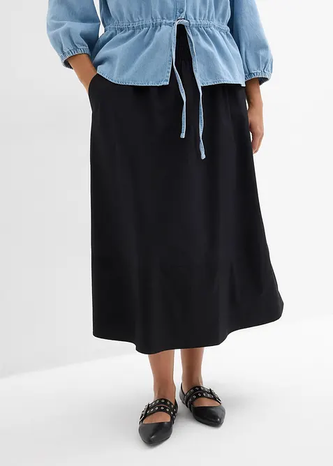 Midiskj&oslash;rt i 100% bomull, bonprix