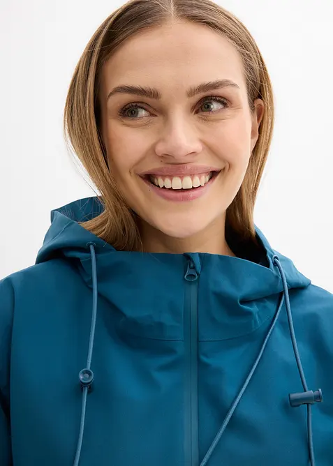 Regnfrakk i lett materiale med skulderveske, bonprix