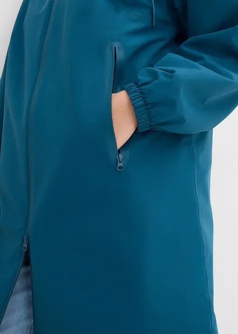 Regnfrakk i lett materiale med skulderveske, bonprix