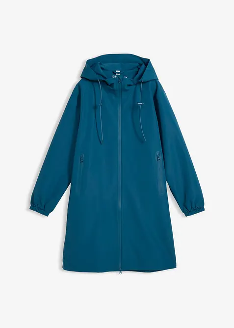 Regnfrakk i lett materiale med skulderveske, bonprix