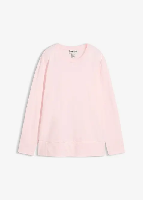 Langermet topp i &oslash;kologisk bomull, bonprix