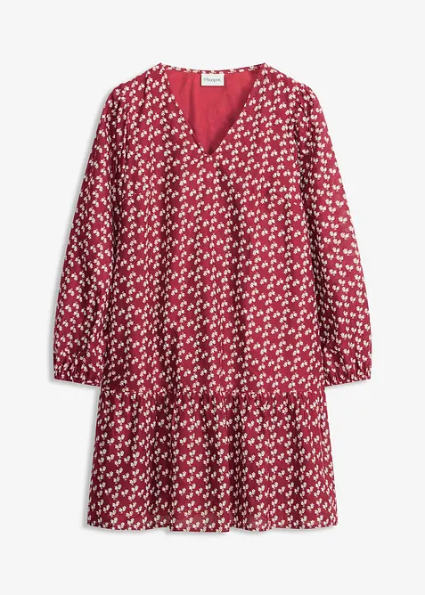 Minikjole av strukturert, krinklet materiale, bonprix