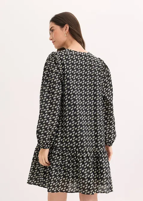 Minikjole av strukturert, krinklet materiale, bonprix