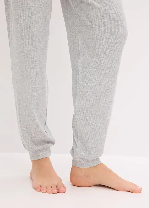 Kosebukse i lett ribbet viskose, bonprix