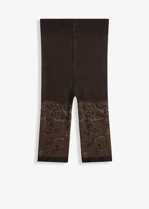 Sykkelbukse med anti-gnisse-effekt og blonder 110 DEN, bonprix