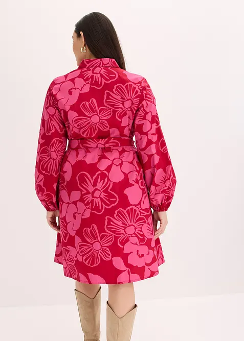 Skjortekjole i 100% bomull, bonprix