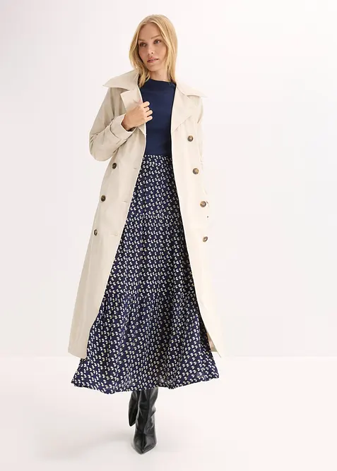 Volangskj&oslash;rt i strukturert viskosemateriale, bonprix