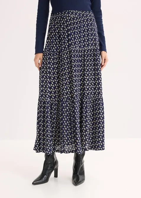 Volangskj&oslash;rt i strukturert viskosemateriale, bonprix