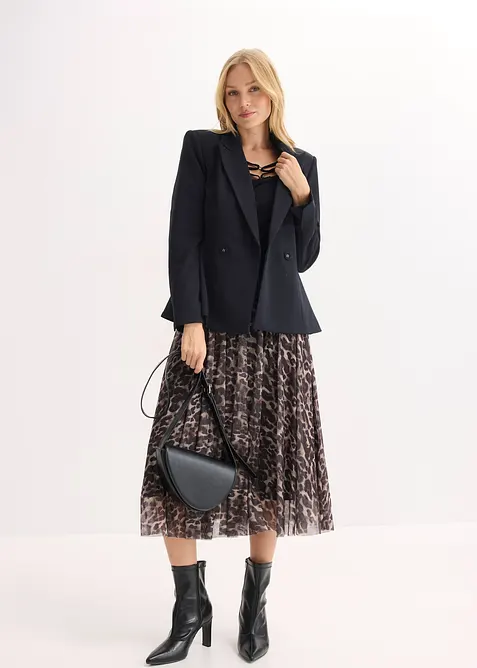 Blazer med peplum, bonprix