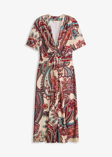 Figurn&aelig;r omslagskjole, bonprix