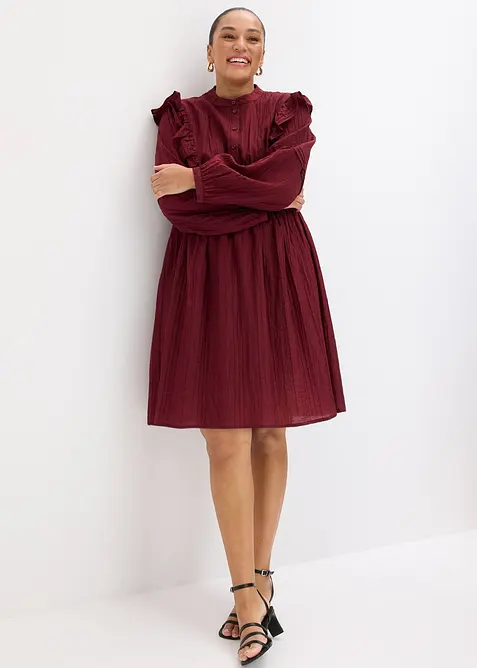 Kjole med volanger, bonprix