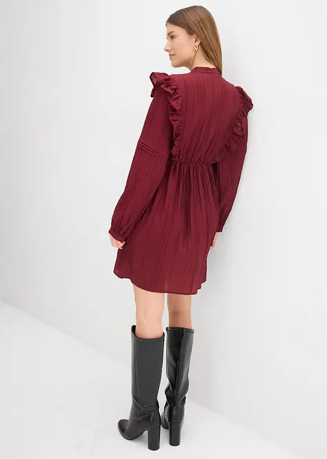 Kjole med volanger, bonprix