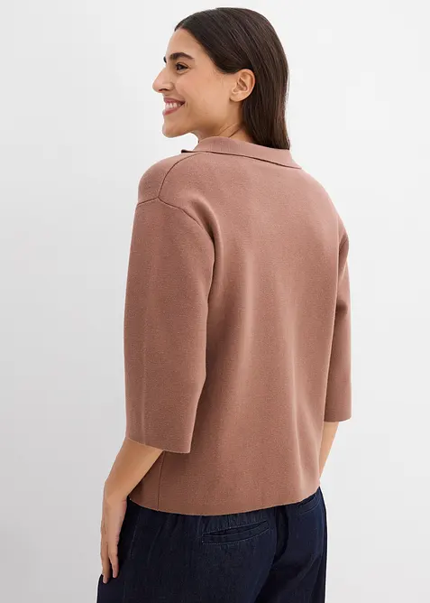 Strikket polotopp, bonprix