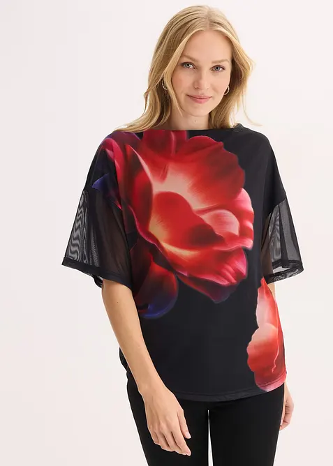 Topp av mesh, bonprix