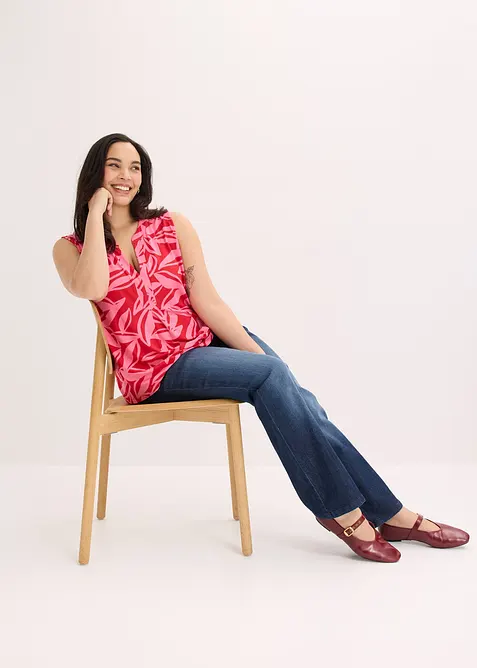 Topp i myk viskosemiks, bonprix