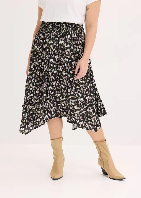 Midiskj&oslash;rt av 100% viskose, bonprix