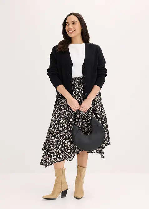 Midiskj&oslash;rt av 100% viskose, bonprix