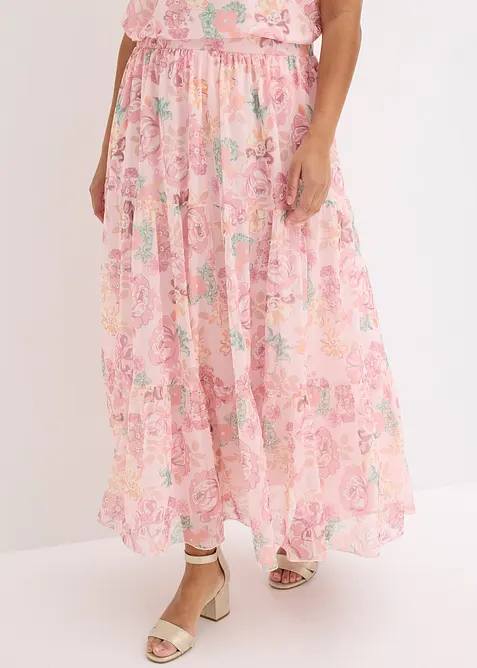 Maxiskj&oslash;rt i myk mesh, bonprix