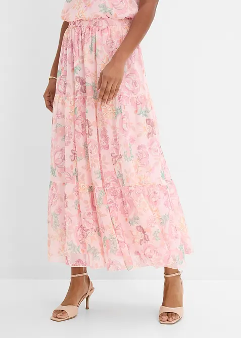 Maxiskj&oslash;rt i myk mesh, bonprix