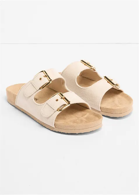Slip in-sandaler med spenne, bonprix