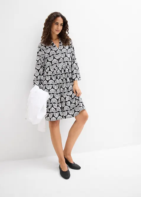 Tunikakjole i lett viskose, bonprix