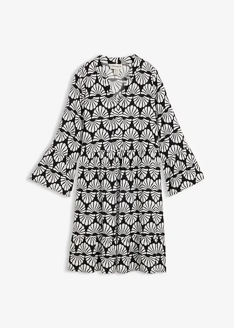 Tunikakjole i lett viskose, bonprix