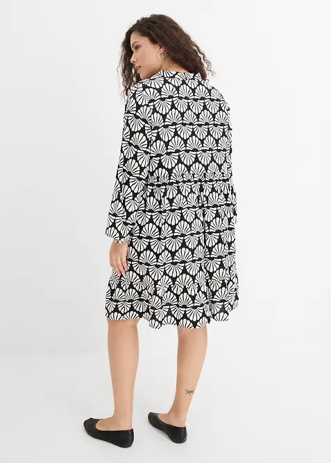 Tunikakjole i lett viskose, bonprix