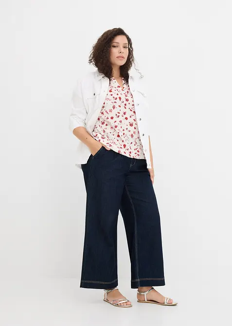 Tunikabluse i lett viskose, bonprix