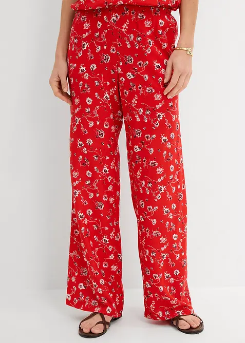 Pull on-bukse i lett viskose, bonprix