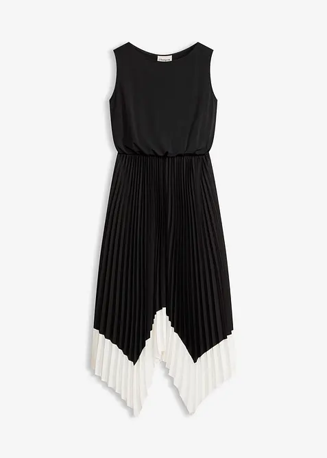 Kjole med asymmetrisk nederkant, bonprix