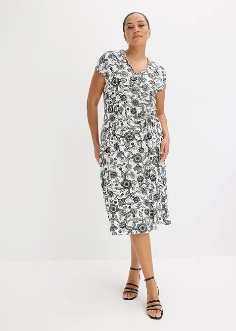 Jerseykjole i viskosemiks, bonprix