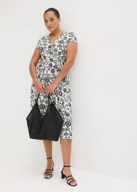 Jerseykjole i viskosemiks, bonprix