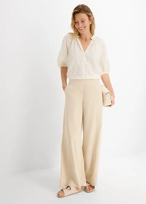 Bluse i 100% bomull, bonprix